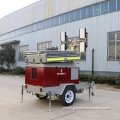 Safe and stable LED diesel light tower